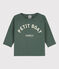 Tee-shirt manches longues bébé en coton vert VALLEE