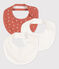 Lot de 3 bavoirs bébé en coton variante 2