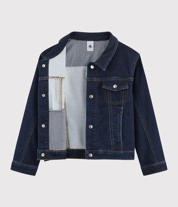 Veste en denim enfant gar&ccedil;on bleu