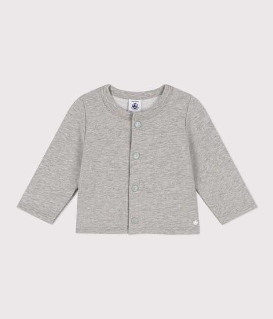 Molton babycardigan grijs CHATON CHINE