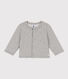 Molton babycardigan