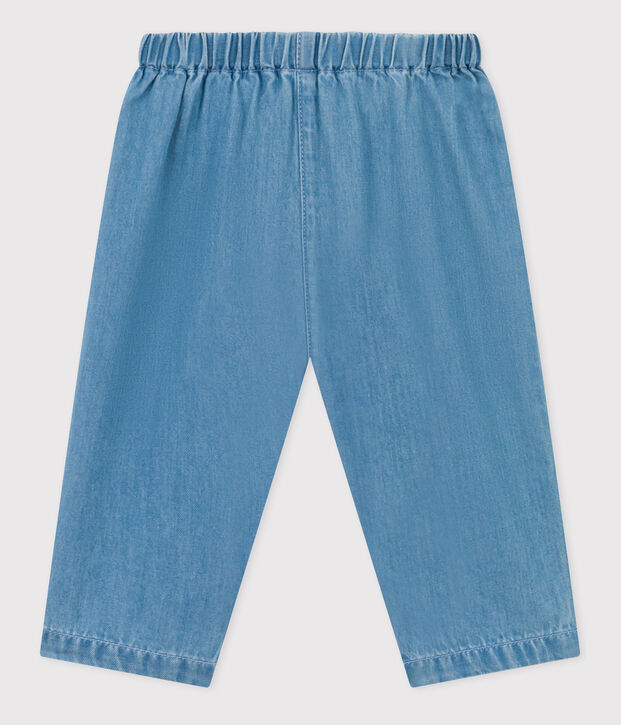 Pantalon en denim l&eacute;ger bio b&eacute;b&eacute; bleu