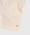 Jersey short voor meisjes roze MINOIS/wit MARSHMALLOW