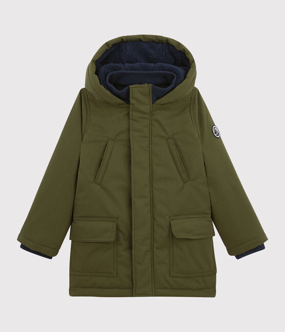 Parka enfant garçon vert MILITARY