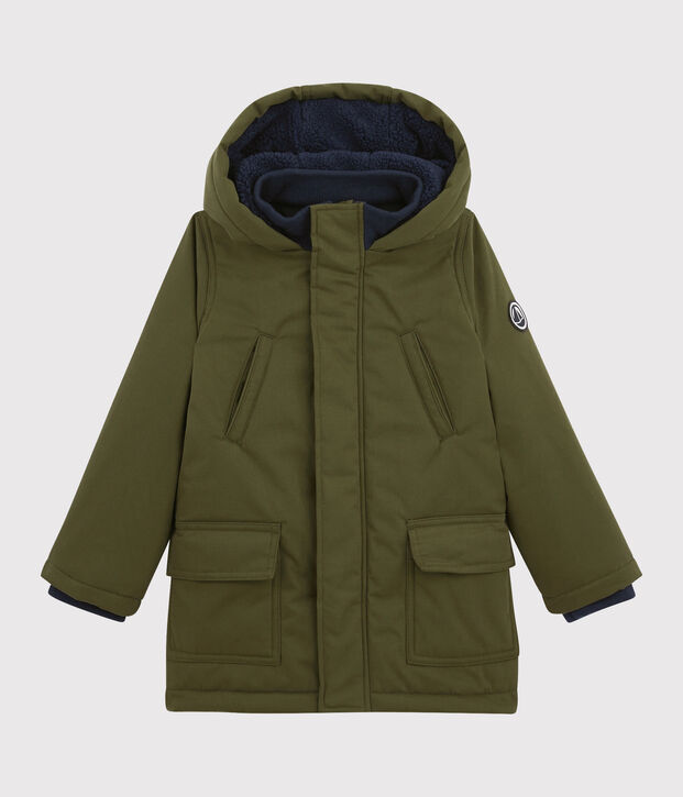 Parka voor jongens kinderen groen