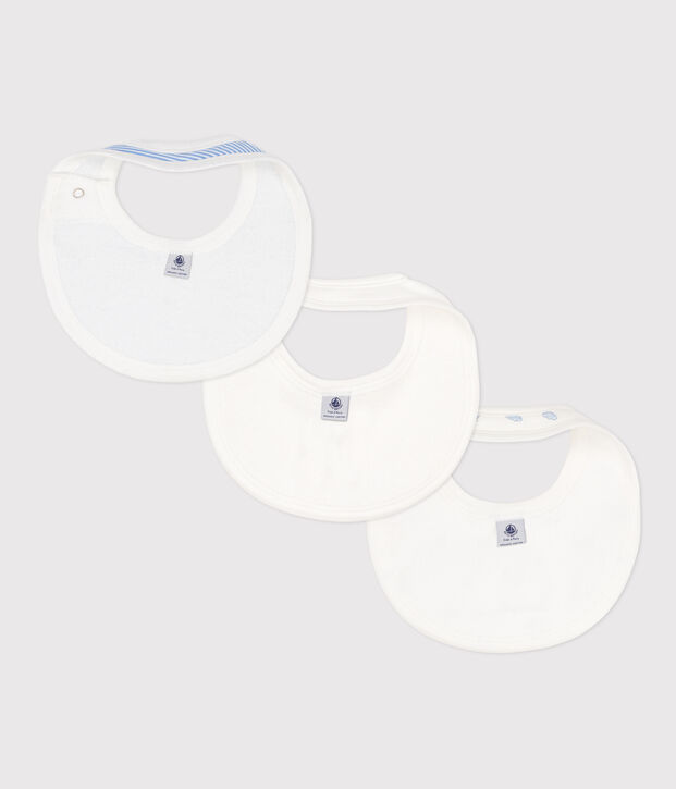 Set met 3 katoenen slabbetjes met print multicouleur