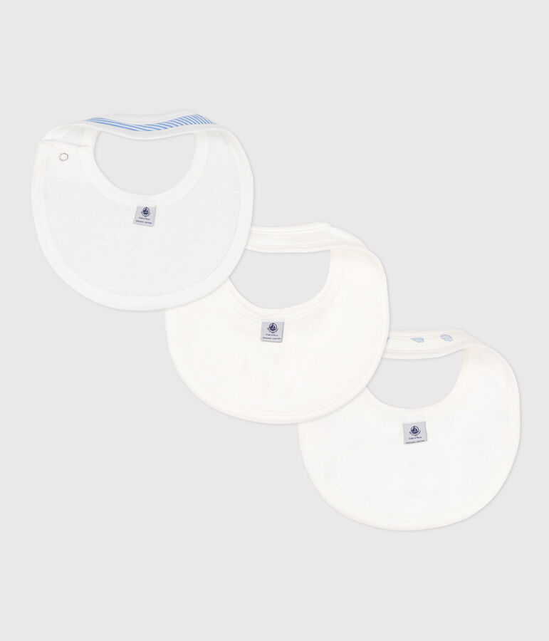 Set met 3 katoenen slabbetjes met print multicouleur