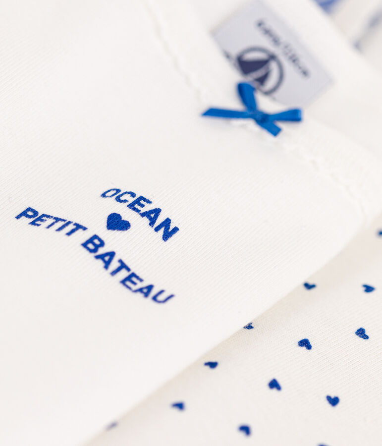 Set van 2 katoenen meisjeshemdjes met bandjes multicouleur