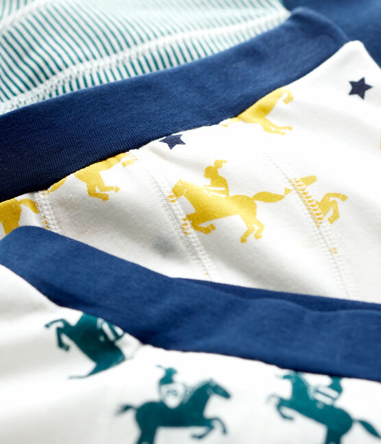 Set van 3 boxershorts voor jongens met ridderprint variante 1