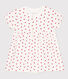 Robe en molleton bébé avec body intégré