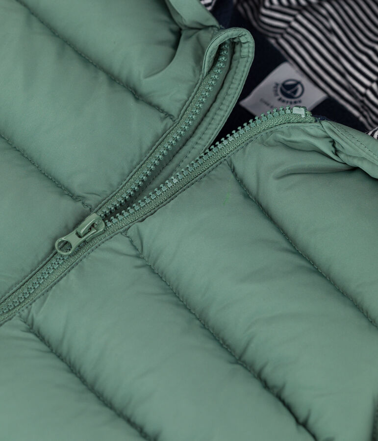 Gerecycleerd donsjasje voor baby's groen VALLEE