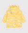 Coupe-vent bébé anti-UV en polyester, imprimé requin jaune ORGE/blanc MARSHMALLOW