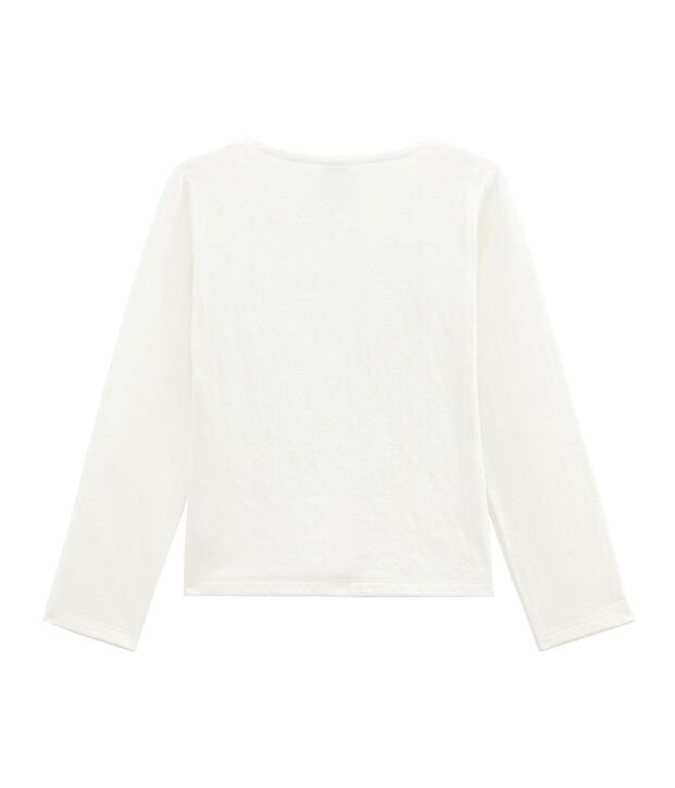 Meisjescardigan in tubic wit