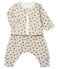 Ensemble trois pièces bébé garçon en laine et coton beige MONTELIMAR/blanc MULTICO