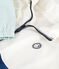 Windjack met opvouwbare capuchon voor kinderen ecru/multicouleur