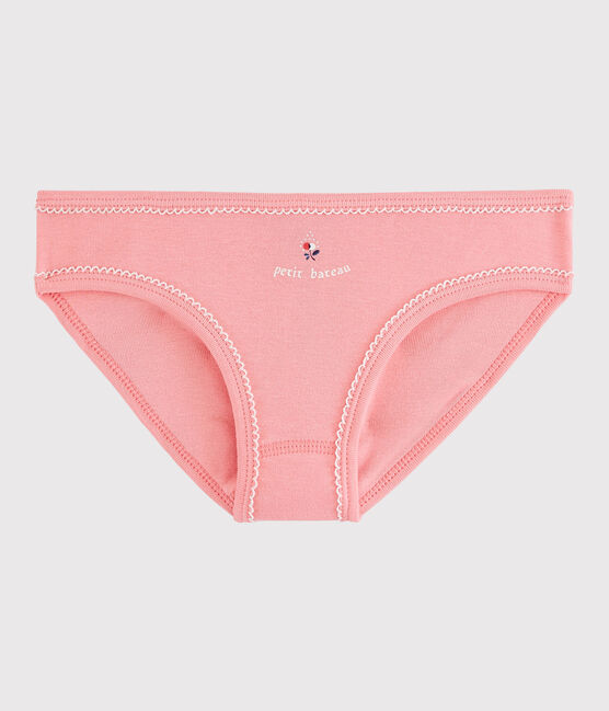 Katoenen onderbroekje voor meisjes roze GRETEL