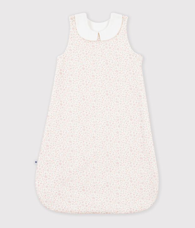 Gigoteuse b&eacute;b&eacute; en coton imprim&eacute; &agrave; fleurs TOG 1,5 blanc/multicouleur