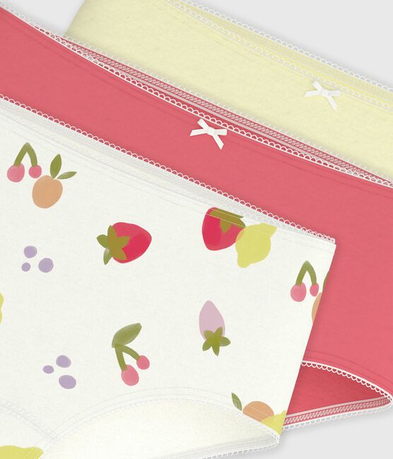 Lot de shorties enfant en coton imprimé fruits variante 1