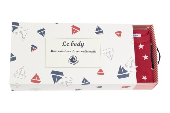 Lot de 5 bodies manches courtes bébé garçon variante 1