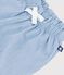 Babybroekje van chambray blauw