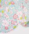 Babypet met uv-bescherming en bloemetjesprint blauw/multicouleur