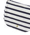 Gestreepte schoudertas voor meisjes wit MARSHMALLOW/blauw SMOKING