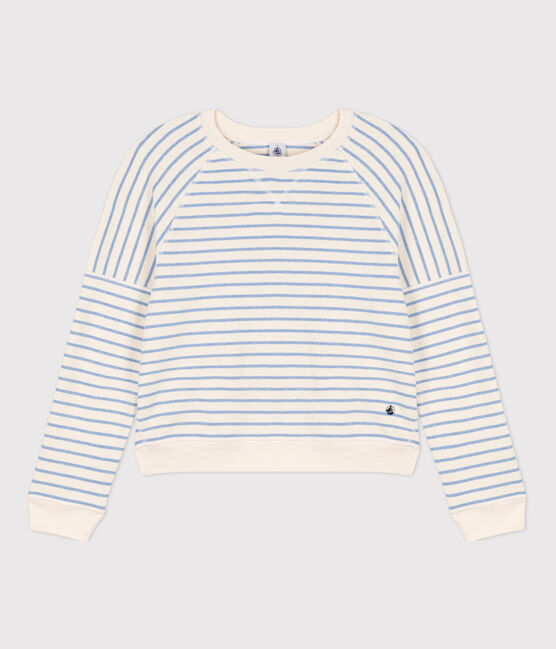 Sweatshirt en coton Femme blanc AVALANCHE/ SKY CHINE