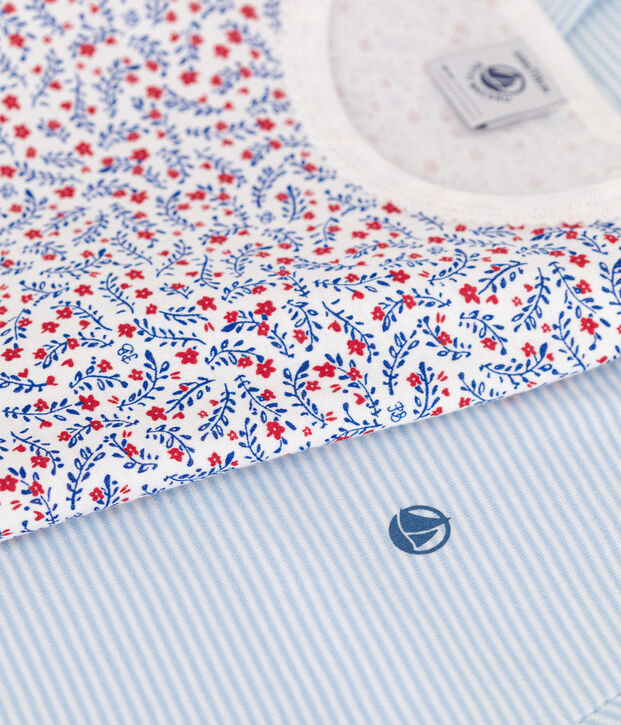 Setje met 2 katoenen korte pyjama's voor kinderen multicouleur