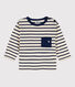 T-shirt met lange mouwen voor baby's van katoen