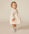 Robe manches longues en tubique matelassé bébé écru AVALANCHE