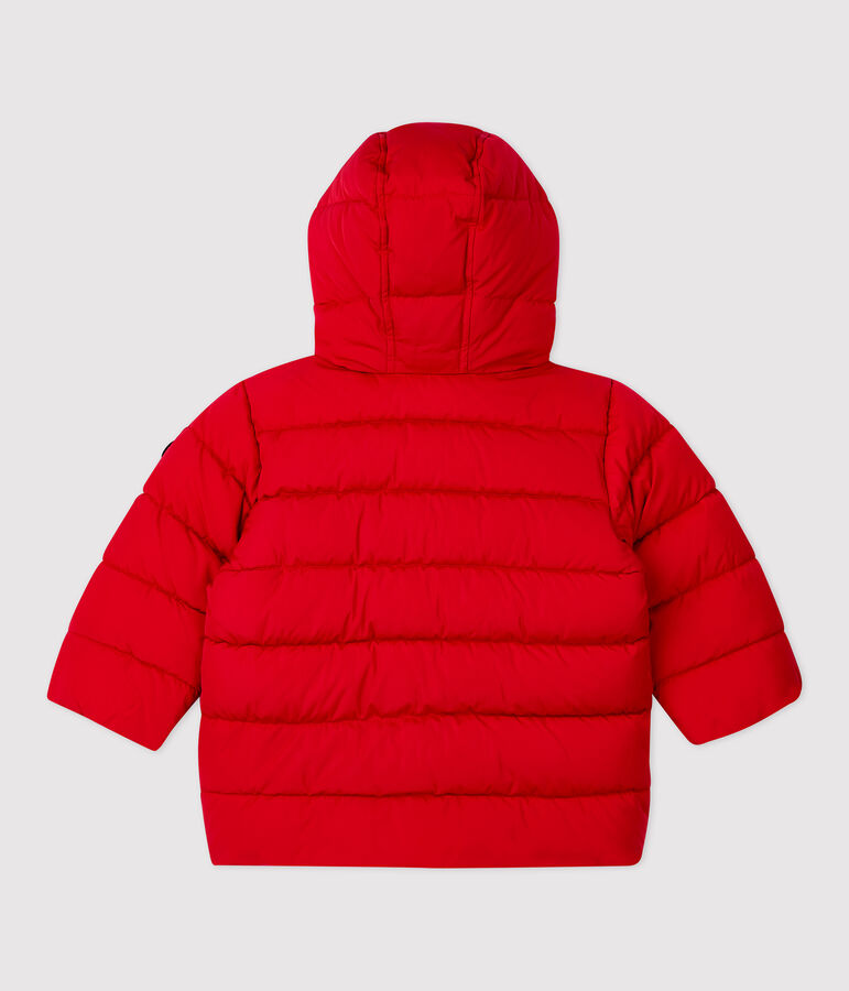 Gewatteerde babybodywarmer rood