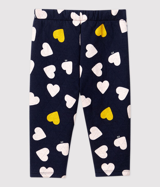 Gewatteerde broek baby. blauw SMOKING/wit MULTICO