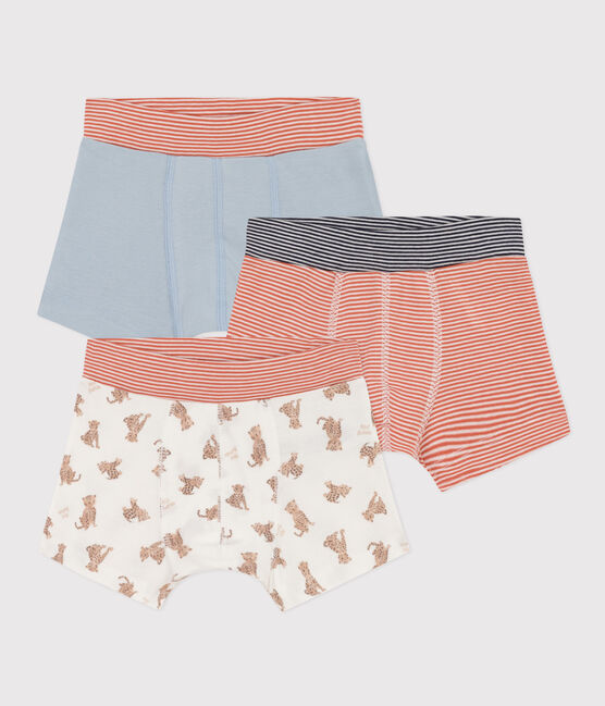 Lot de 3 boxers léopards en coton  petit garçon variante 1
