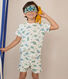 Korte katoenen verkleedpyjama met dinosaurusprint voor kinderen