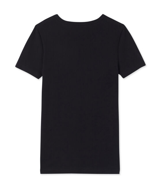 Iconisch T-shirt met lange mouwen mannen zwart NOIR