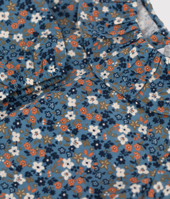 Blouse met lange mouwen met print van luchtig katoen voor baby's ROVER/ MULTICO