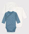 Lot de 3 bodies manches longues bébé en coton variante 2