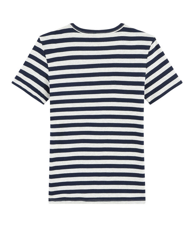 Iconisch damesshirt blauw/grijs
