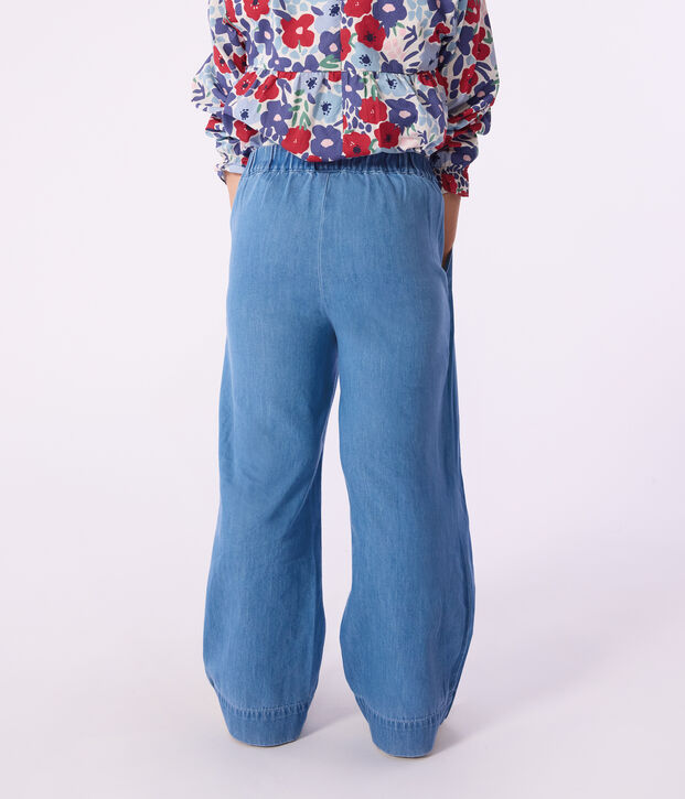Kinderbroek van denim blauw