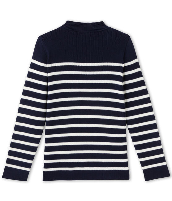 Marinetrui voor jongens blauw SMOKING/wit LAIT