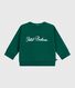 Katoenen babysweatshirt met 'Petit Bateau'-borduursel