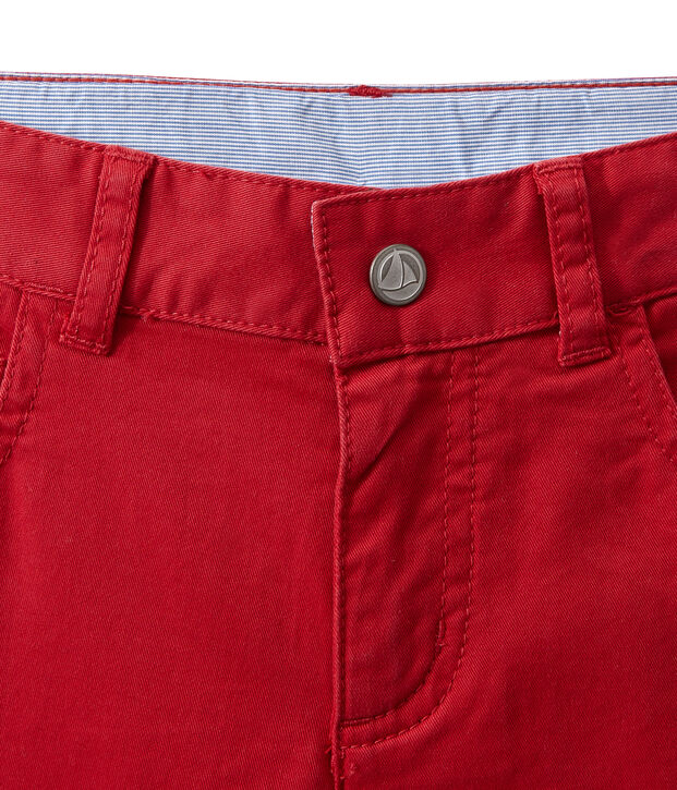 Gekleurde jeansbroek voor jongens rood