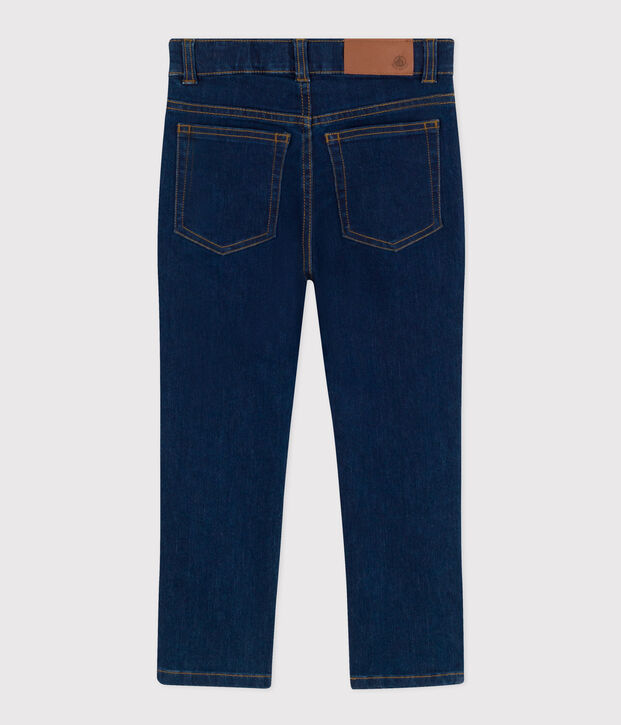 Pantalon droit denim enfant gar&ccedil;on blauw