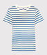 Tijdloos dames-T-shirt met ronde hals in biokatoen