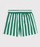 Zwemshort voor baby's met strepenprint groen MARSHMALLOW/ JARDIN