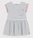 Robe manches courtes en coton enfant fille