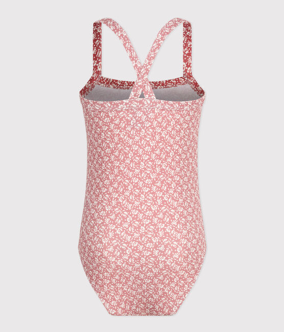 Meisjesbadpak uit 1 stuk met print PANTY/ MARSHMALLOW