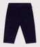 Effen fluwelen babybroekje SOIR
