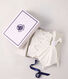 Coffret cadeau naissance en coton brod&eacute;
