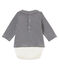 Body guimpe manches longues bébé garçon bleu SMOKING/blanc MARSHMALLOW